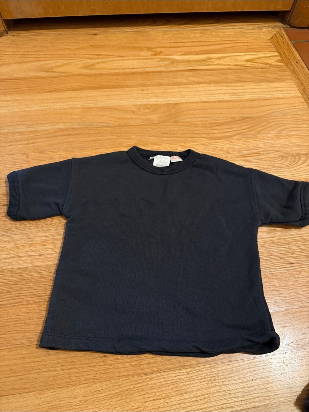 Zara Kids Black Short Sleeve Tee